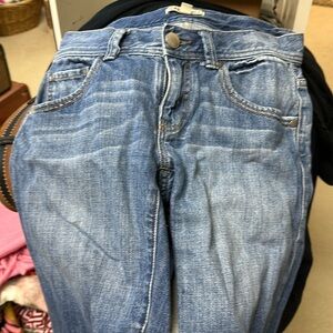 7 in inseam cabi jean shorts